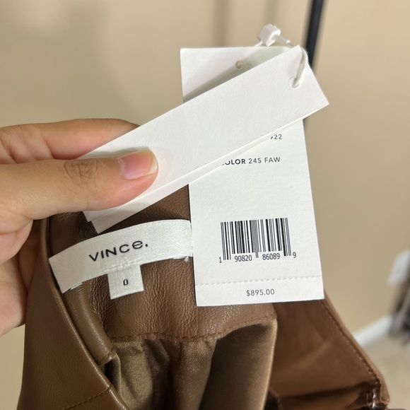 Vince Leather Shorts - Picture 5 of 8